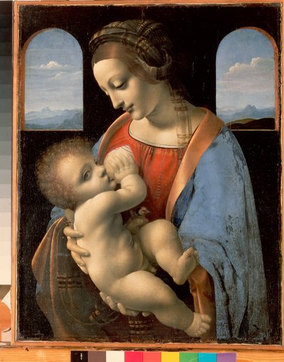 Die Madonna und das Kind (Die Litta Madonna) von Leonardo da Vinci